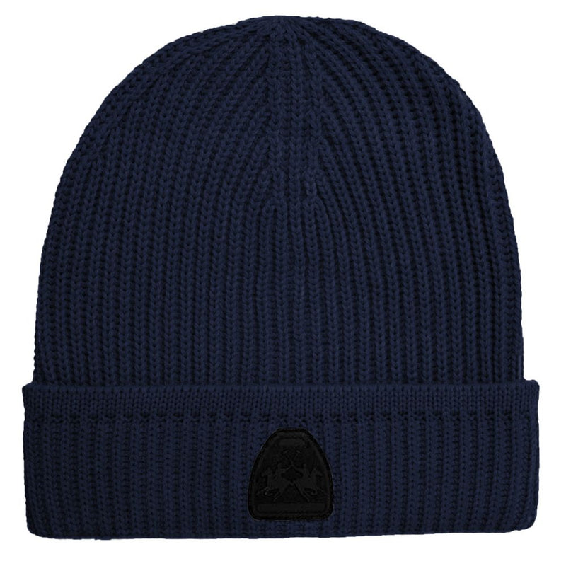 La Martina Blue Acrylic Men Men's Beanie