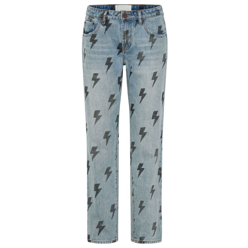 One Teaspoon Light Blue Cotton Jeans & Women's Pant