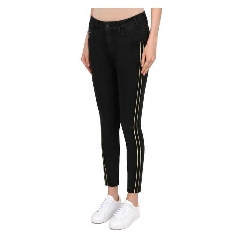 One Teaspoon Black Cotton Jeans & Women's Pant