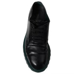 Dolce & Gabbana Black Leather Derby Formal Dress Men's Shoes (Pre-Owned)