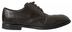 Dolce & Gabbana Green Leather Mens Formal Dress Men's Shoes (Pre-Owned)