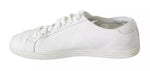 Dolce & Gabbana White Saint Tropez Lace Up Men Sneakers Men Men's Shoes (Pre-Owned)