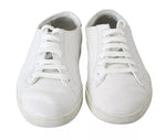 Dolce & Gabbana White Saint Tropez Lace Up Men Sneakers Men Men's Shoes (Pre-Owned)