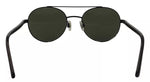 Dolce & Gabbana Matte Black Steel Frame Green Lens DG2245 Women's Sunglasses (Pre-Owned)