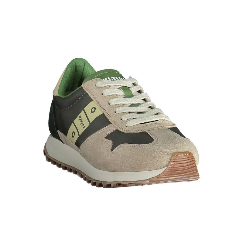 Blauer Beige Polyester Men Men's Sneaker