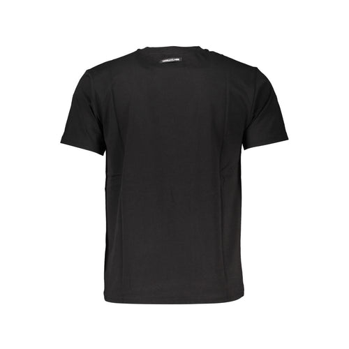 Cavalli Class Black Cotton Men Men's T-Shirt