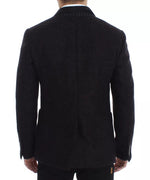 Dolce & Gabbana Bordeaux Alpaca Two Button Jacket Men's Blazer