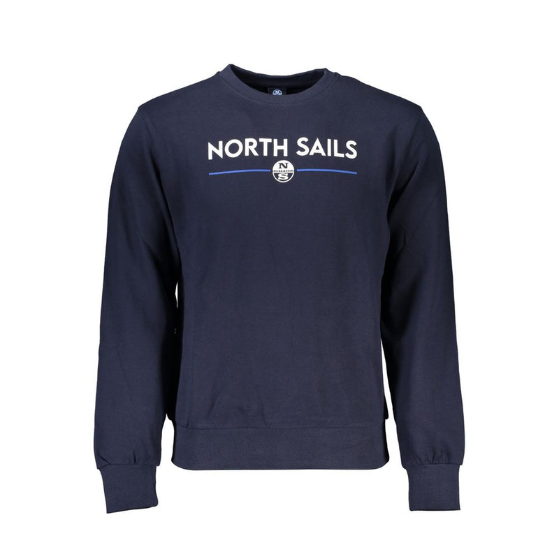 North Sails Blue Cotton Men's Sweater