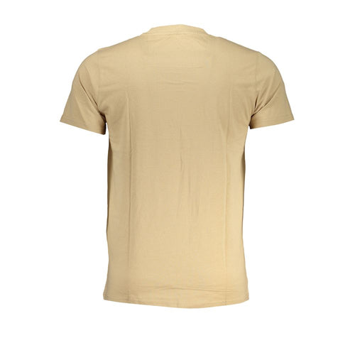 Cavalli Class Beige Cotton Men's T-Shirt