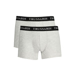 Trussardi Gray Cotton Men's Underwear