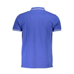 Cavalli Class Blue Cotton Polo Men's Shirt