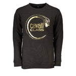 Cavalli Class Black Cotton Men's Sweater