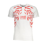 Cavalli Class White Cotton Men's T-Shirt