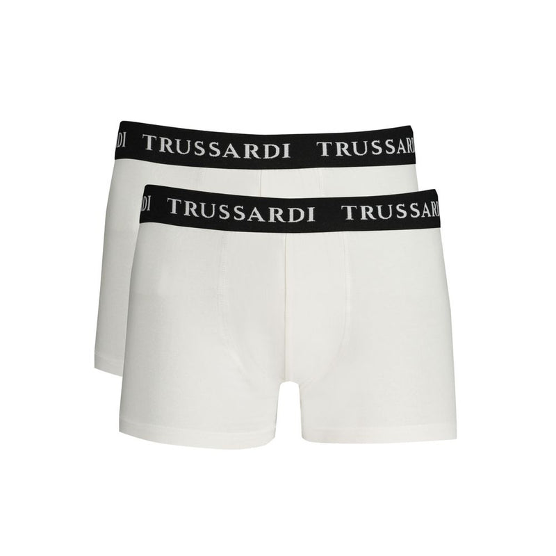 Trussardi White Cotton Men's Underwear