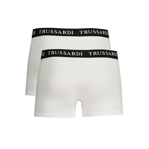 Trussardi White Cotton Men's Underwear