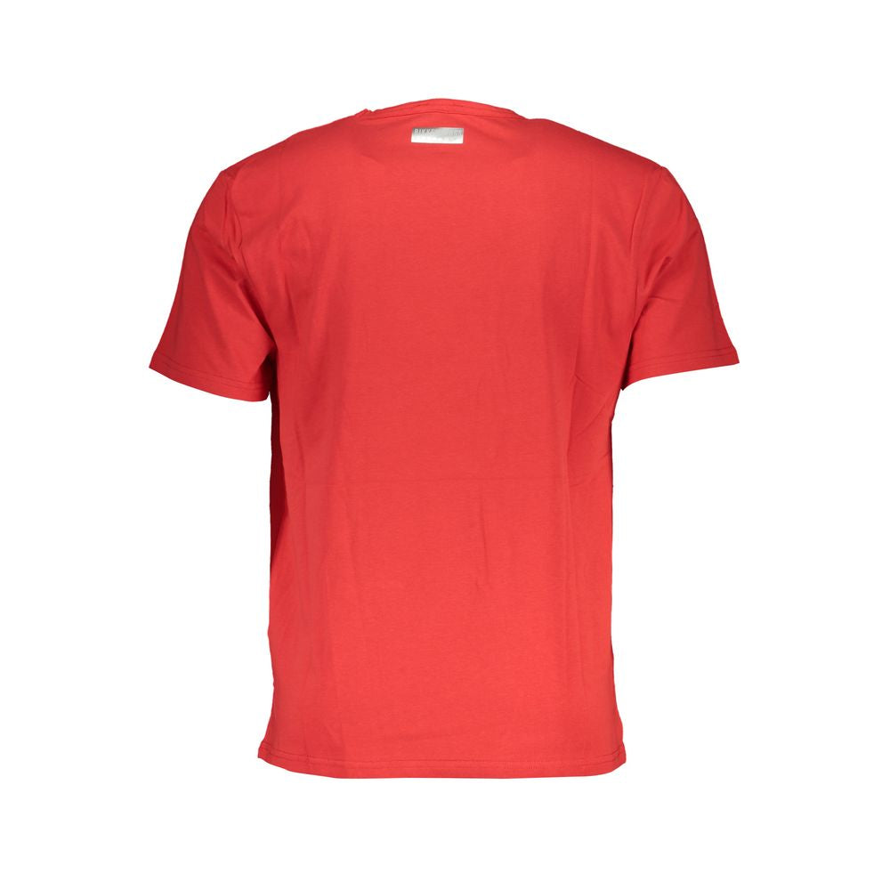 Bikkembergs Red Cotton Men's T-Shirt