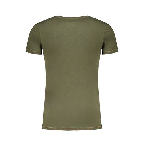 Aeronautica Militare Green Cotton Men's T-Shirt