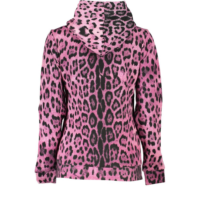 Cavalli Class Pink Cotton Women Women's Sweater