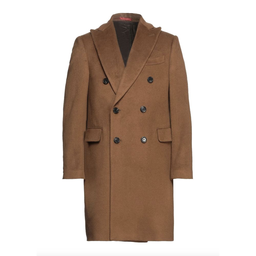 Borgia Borgia Beige Elegance Men's Coat