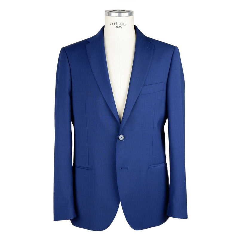 Emilio Romanelli Elegant Two-Button Men's Suit in Men's Blue