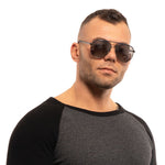 Guess Gray Men Men's Sunglasses