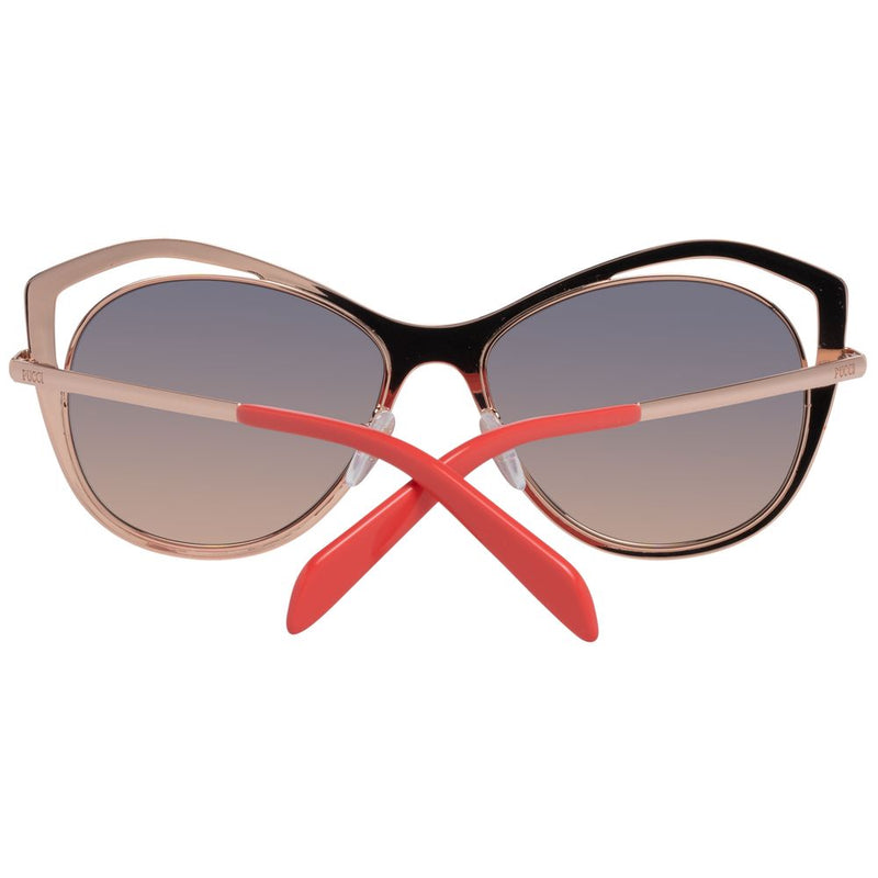 Emilio Pucci Rose Gold Women Women's Sunglasses