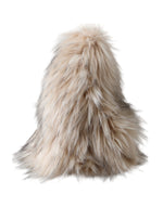 Dolce & Gabbana Beige Acrylic Fur Women Bucket Women's Hat