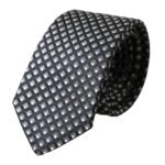 Dolce & Gabbana Black 100% Silk Patterned Adjustable Men Men's Tie