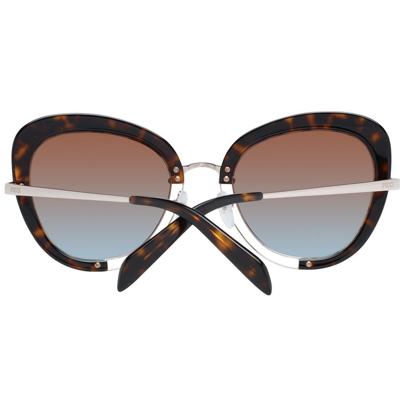 Emilio Pucci Brown Women Women's Sunglasses