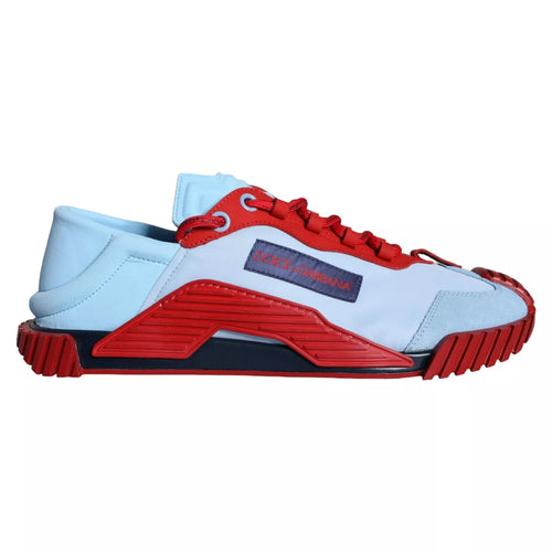 Dolce & Gabbana Blue Red NS1 Low Top Sneakers Men Men's Shoes