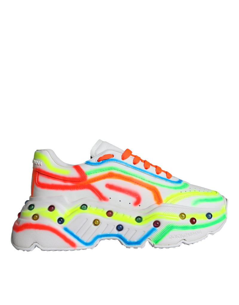 Dolce & Gabbana Multicolor Daymaster LED Lighted Sneaker Men's Shoes