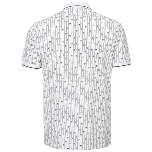 Dolce & Gabbana White Cotton Polo Men's Shirt