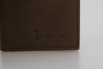 Billionaire Italian Couture Brown Leather Bifold Men's Wallet