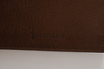 Billionaire Italian Couture Brown Leather Cardholder Men's Wallet