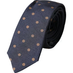 Dolce & Gabbana Black Dotted Fantasy Silk Adjustable Men Men's Tie