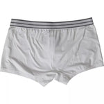 Dolce & Gabbana White Cotton Blend Regular Boxer Shorts Men's Underwear