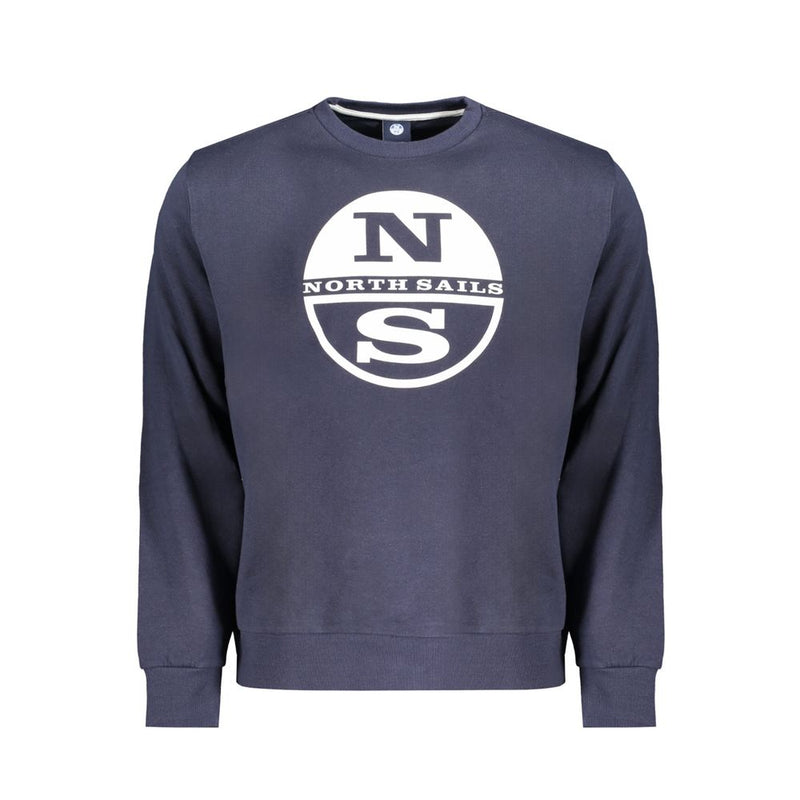 North Sails Blue Cotton Men's Sweater