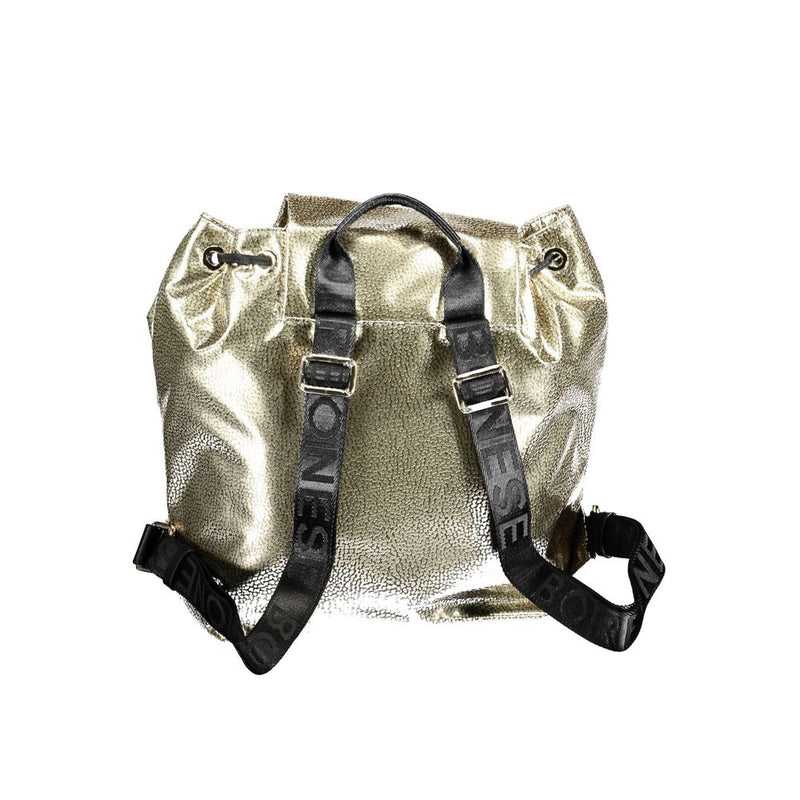 Borbonese Gold Polyester Women's Backpack