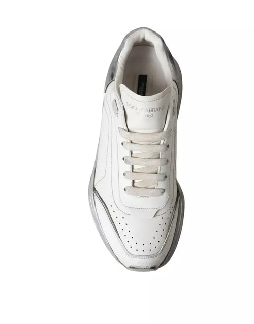 Dolce & Gabbana White Silver Daymaster Low Top Sneakers Men's Shoes (Pre-Owned)