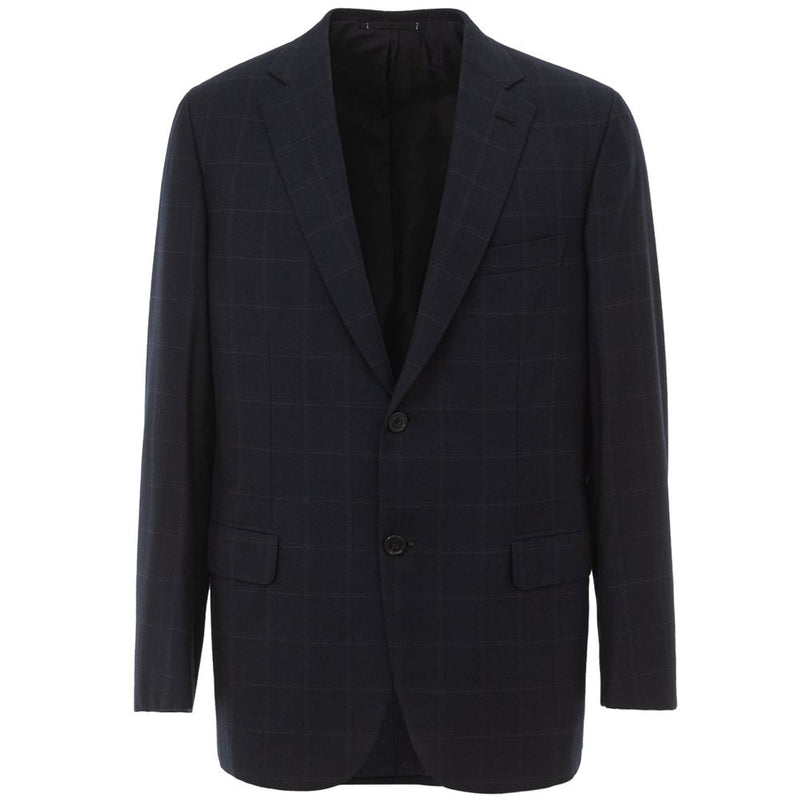 Brioni Blue Wool Men's Blazer