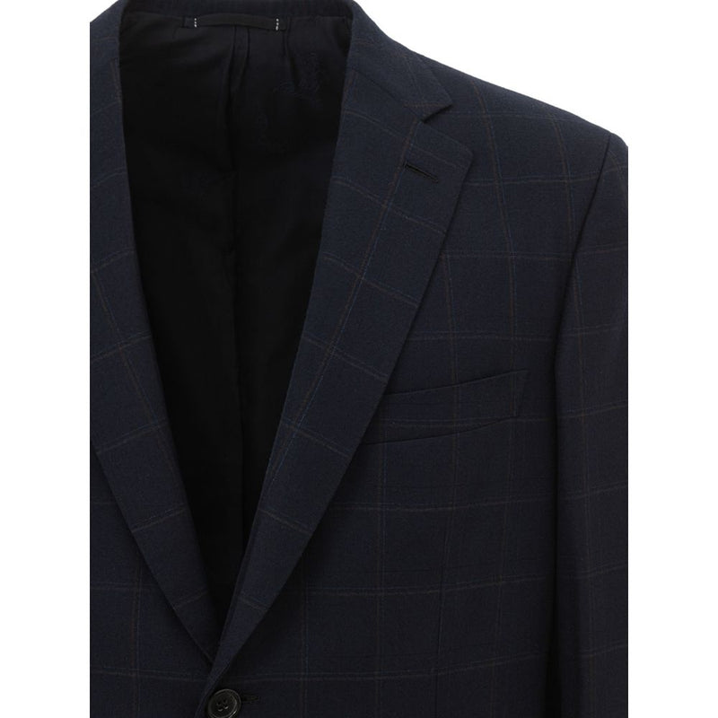 Brioni Blue Wool Men's Blazer