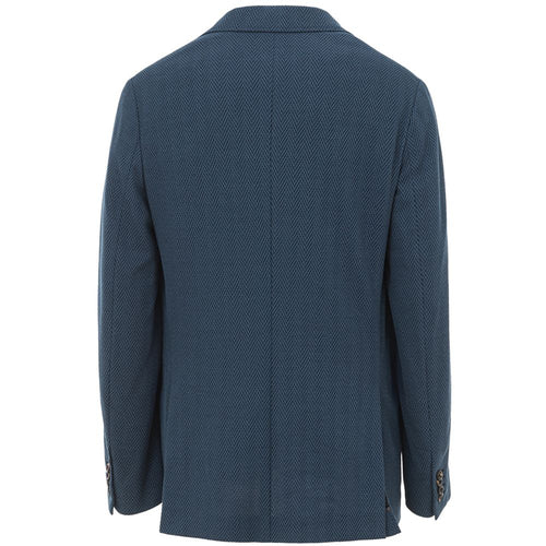 Brioni Blue Wool Men's Blazer