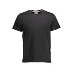 Tommy Hilfiger Black Cotton Men's T-Shirt