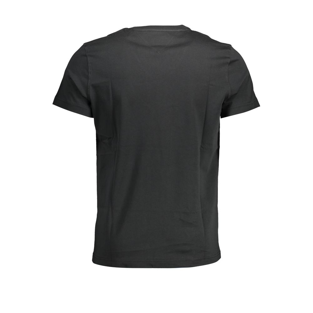 Tommy Hilfiger Black Cotton Men's T-Shirt