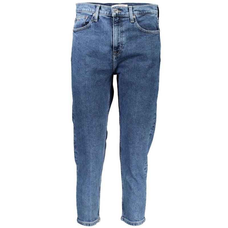 Tommy Hilfiger Blue Cotton Jeans & Women's Pant