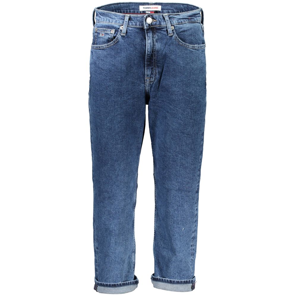 Tommy Hilfiger Blue Cotton Jeans & Women's Pant