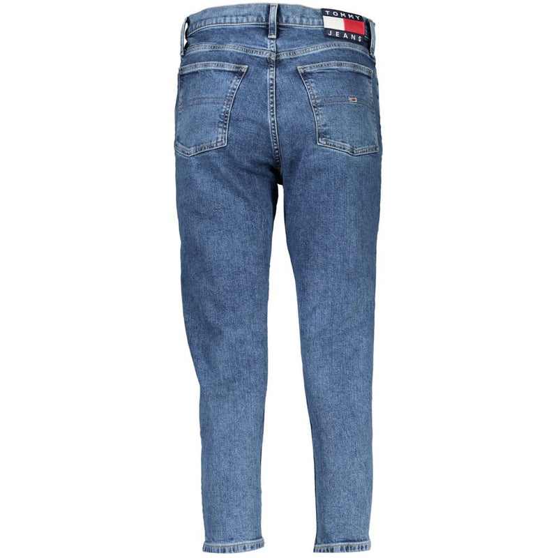 Tommy Hilfiger Blue Cotton Jeans & Women's Pant