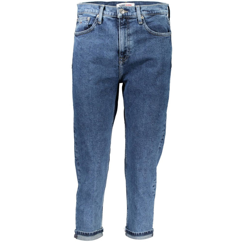 Tommy Hilfiger Blue Cotton Jeans & Women's Pant