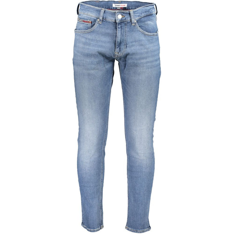 Tommy Hilfiger Blue Cotton Jeans & Men's Pant