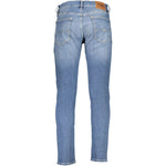 Tommy Hilfiger Blue Cotton Jeans & Men's Pant